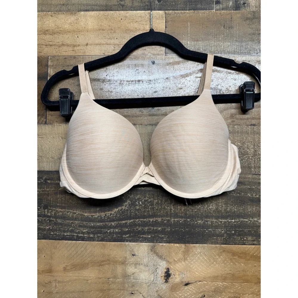 Victoria's Secret Perfect Shape Bra 36D Beige Marl Full Coverage Underwire 36D